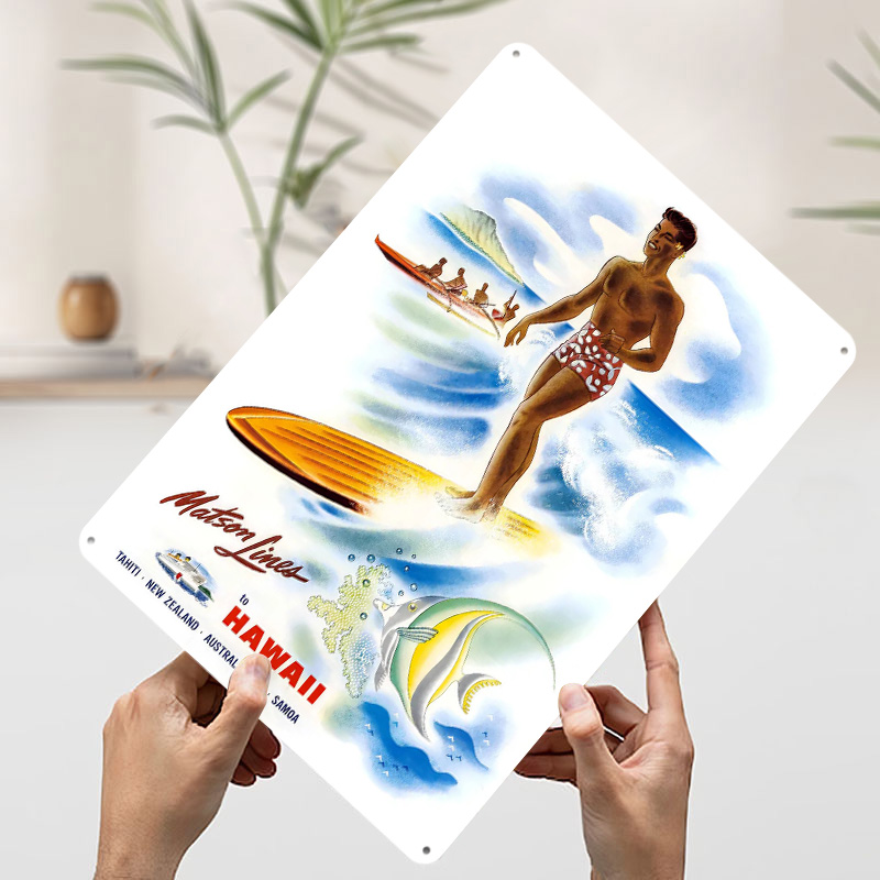 Винтажный постер Matson Lines  – обзор и цена Travel Accessories Hawaii