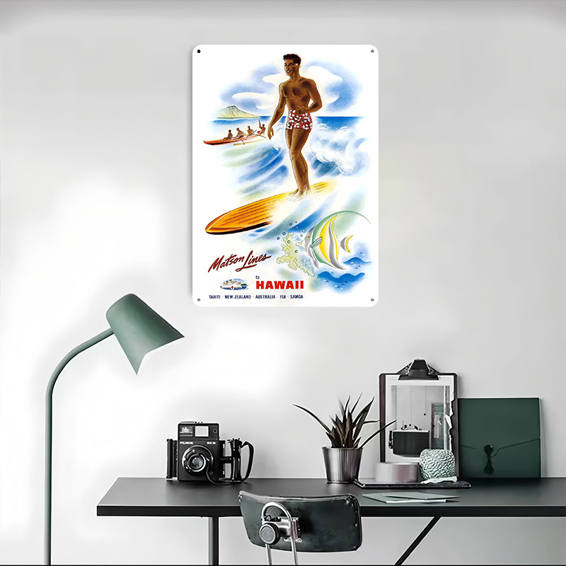 Винтажный постер Matson Lines  – обзор и цена Travel Accessories Hawaii