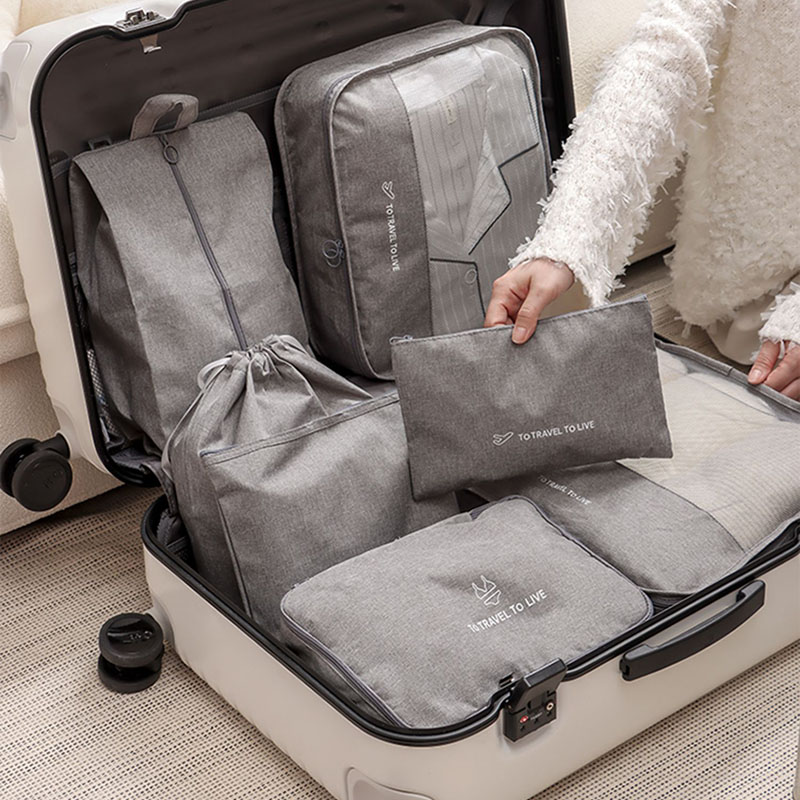 Набор из 7 дорожных органайзер – обзор и цена Travel Accessories Kit For Women