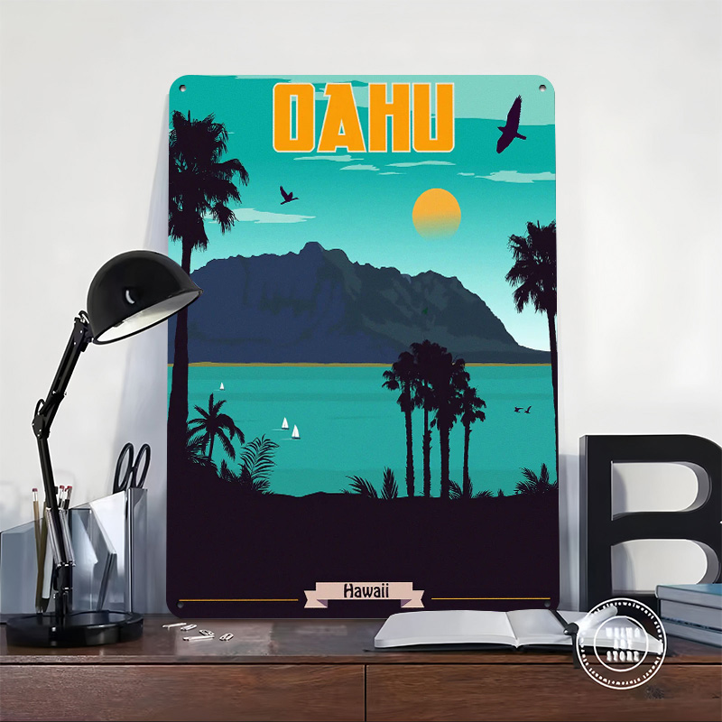 Металлическая винтажная таблич – обзор и цена Travel Accessories Hawaii