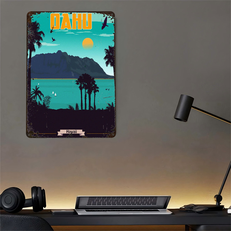Металлическая винтажная таблич – обзор и цена Travel Accessories Hawaii